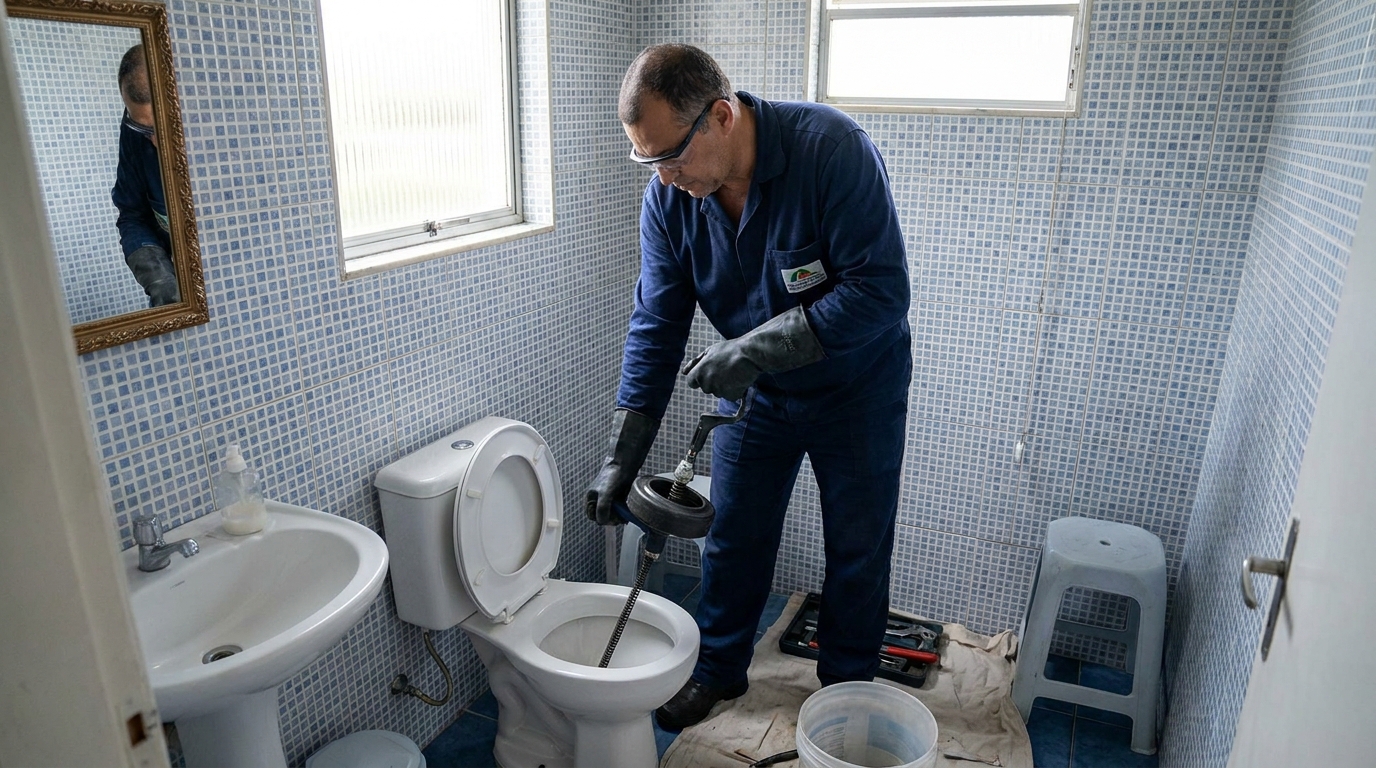 Desentupimento de vaso profissional em Boa Vista‑RR