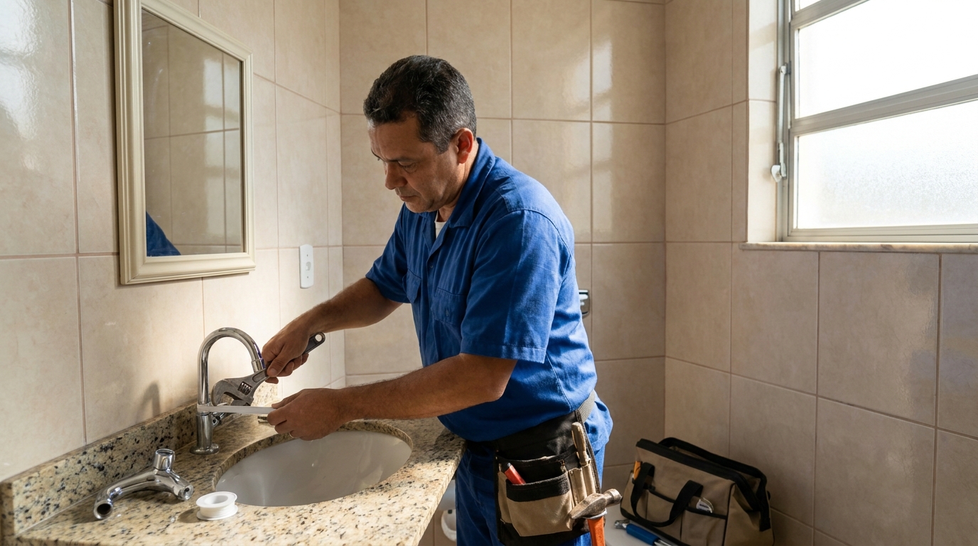 Instalação de torneira de banheiro em Boa Vista‑RR